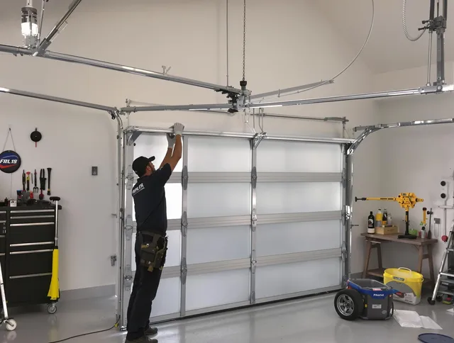 Heath Garage Door Repair certified team performing precision garage door installation in Heath