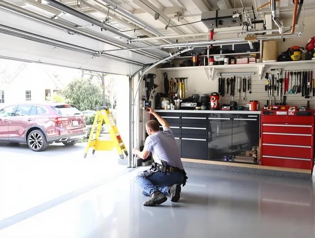 Local garage door repair service by Heath Garage Door Repair in Heath