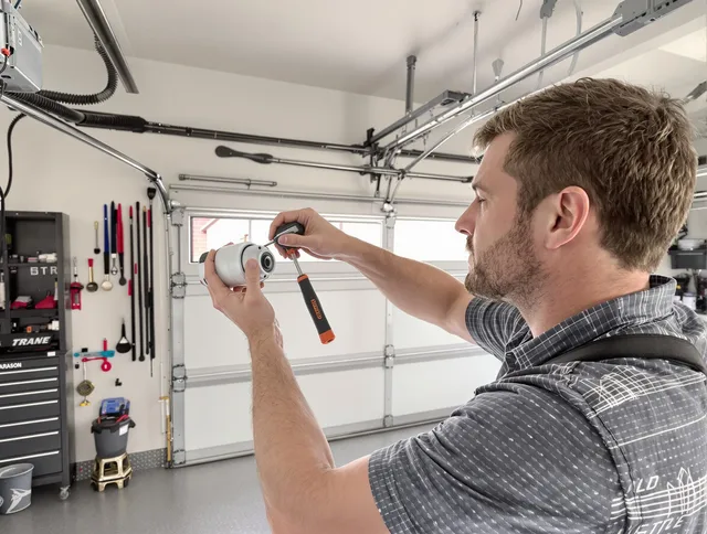 Garage door opener repair service by Heath Garage Door Repair in Heath